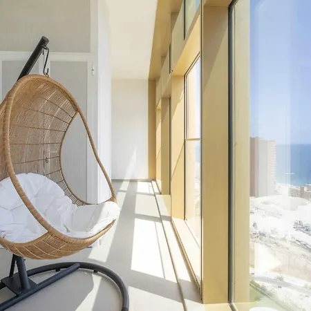 Apartamento Intempo Vistas Mar Piscina בנידורם